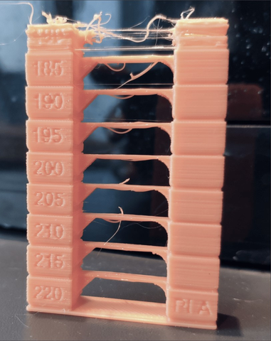 Температурная башня — видно как качество меняется на разных температурах