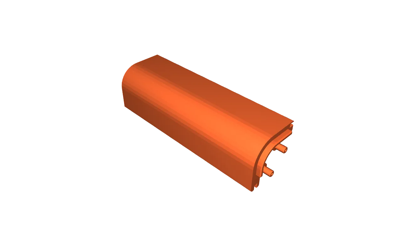 PTFE tube guide swing 3D render