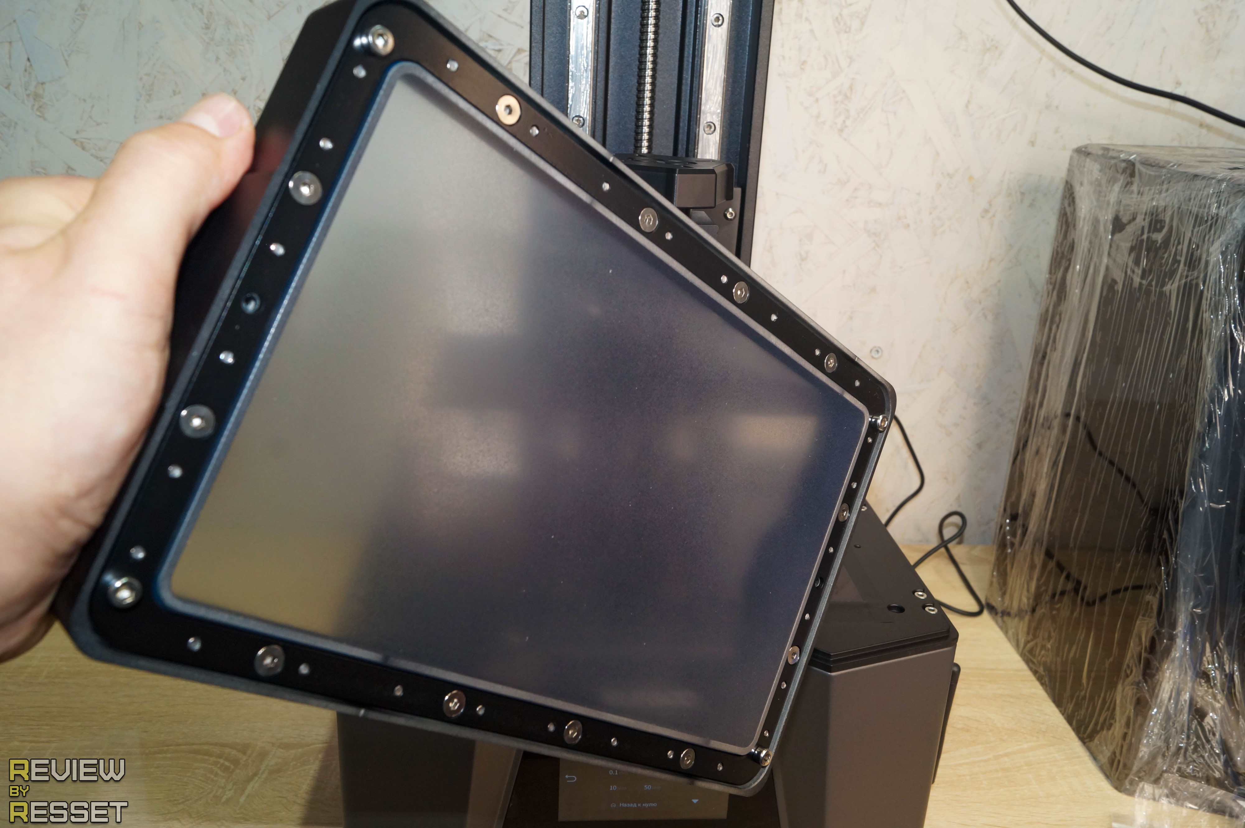 Засветочная 12K-матрица Saturn 3 Ultra со снятой рамкой