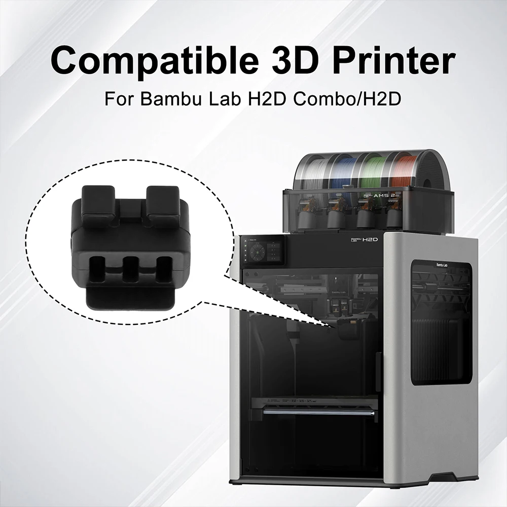 Силиконовая щётка-вайпер для сопла Bambu Lab H2D / H2C / P2S 3