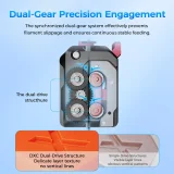 Улучшенный экструдер Creality DXC для K1 SE/K1C/K1/K1 Max 4