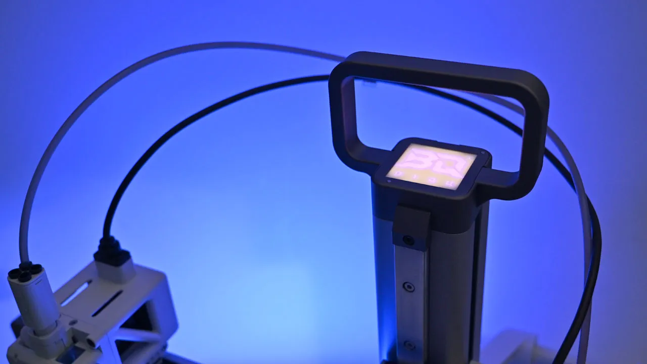 Подсвеченная сменная литофания в ручке BIQU