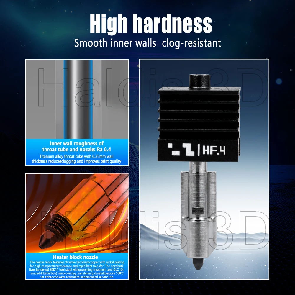 P2S Standard and High Flow Hotend Kit for Bambu Lab P2S 5