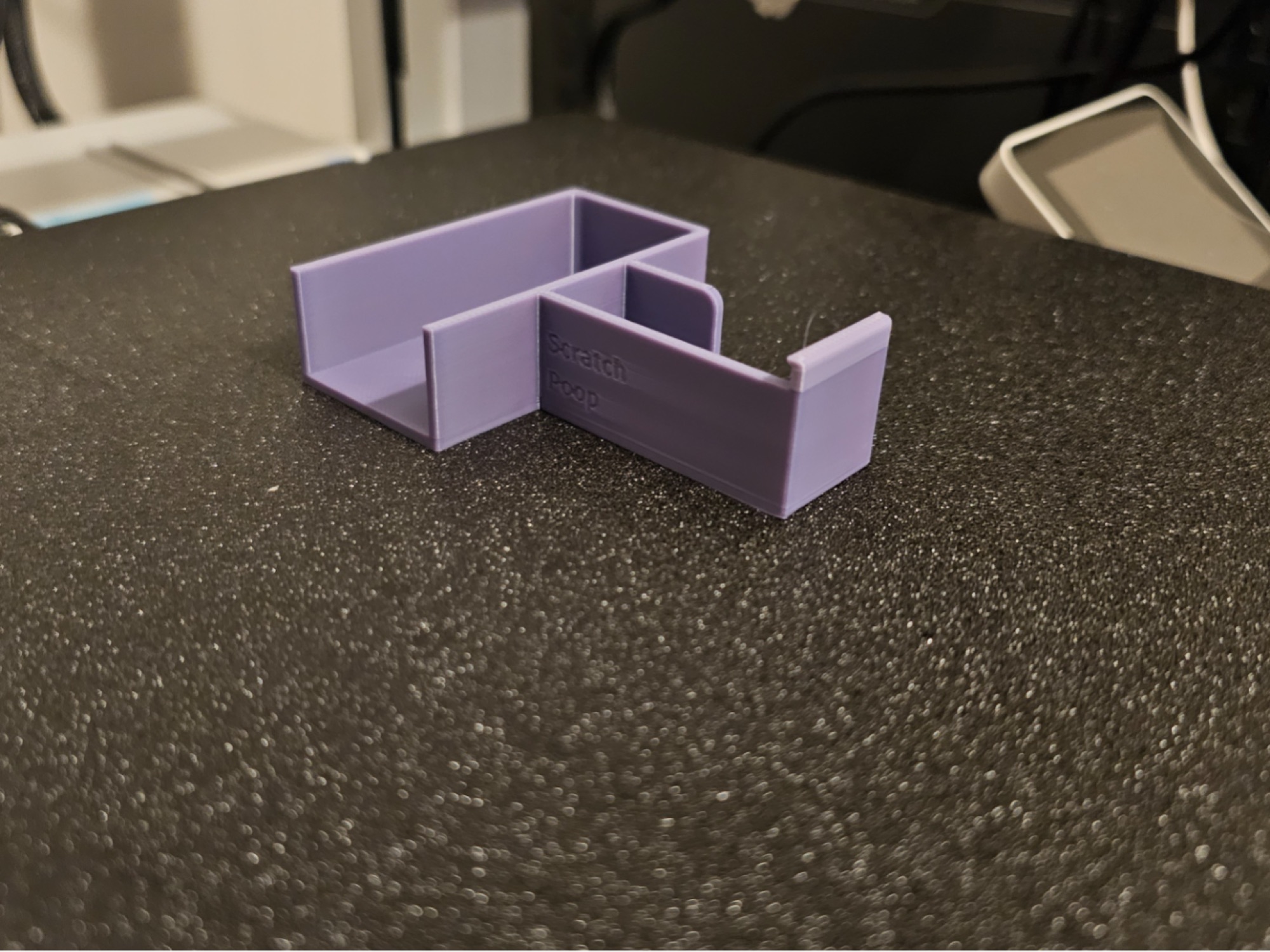 Дефлектор выброса обрезков филамента Anycubic Kobra X от Scratch3DPrinting