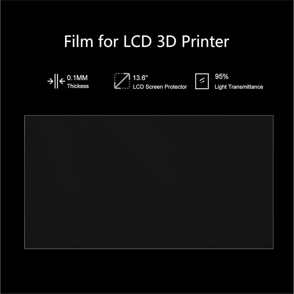 Защитная плёнка экрана для Anycubic Photon Mono M7 Max: 13.6 дюйма
