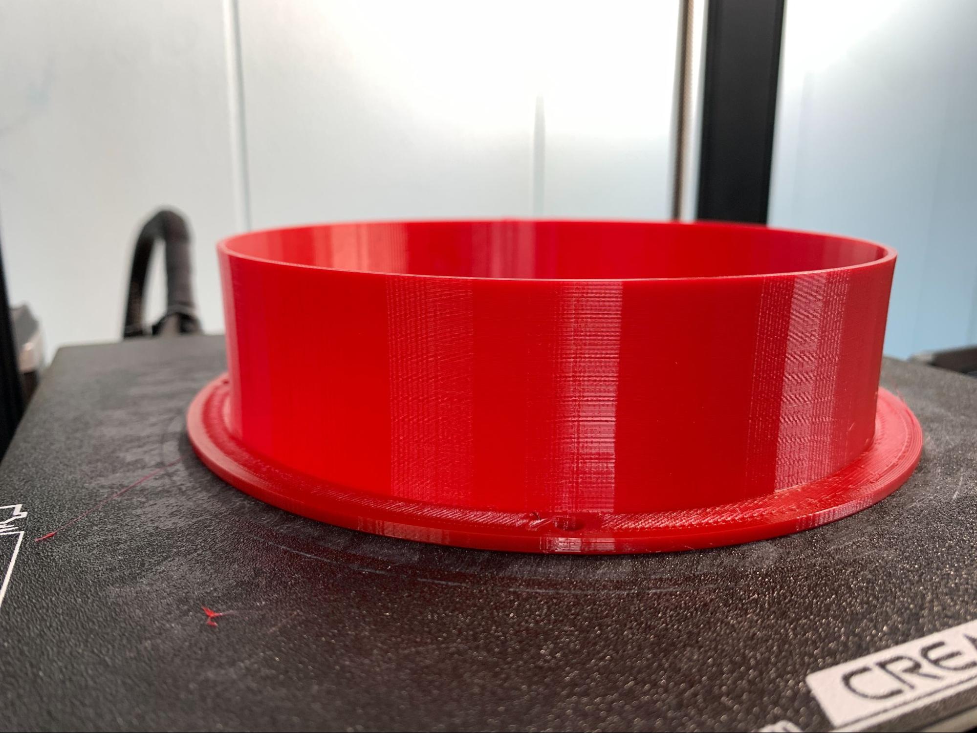 TPU gasket printed on the Ender-3 V3 KE