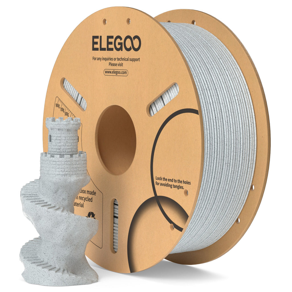 ELEGOO PLA Marble — мраморный филамент PLA с каменной текстурой 2