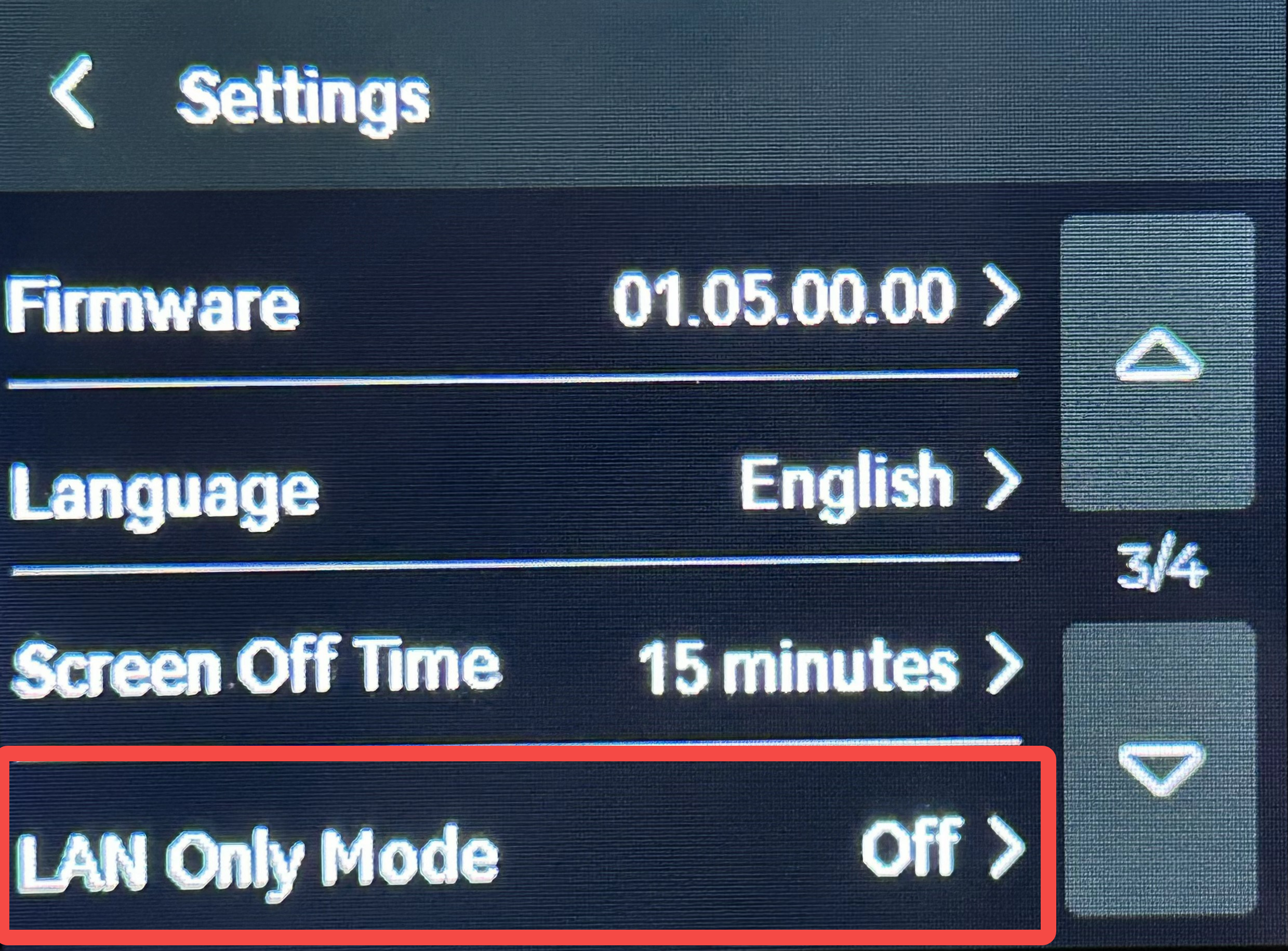 Developer Mode на A1 — шаг 2