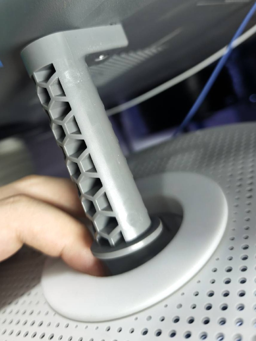 Third-party spool fitted with printed spacers on a Flashforge Creator 5