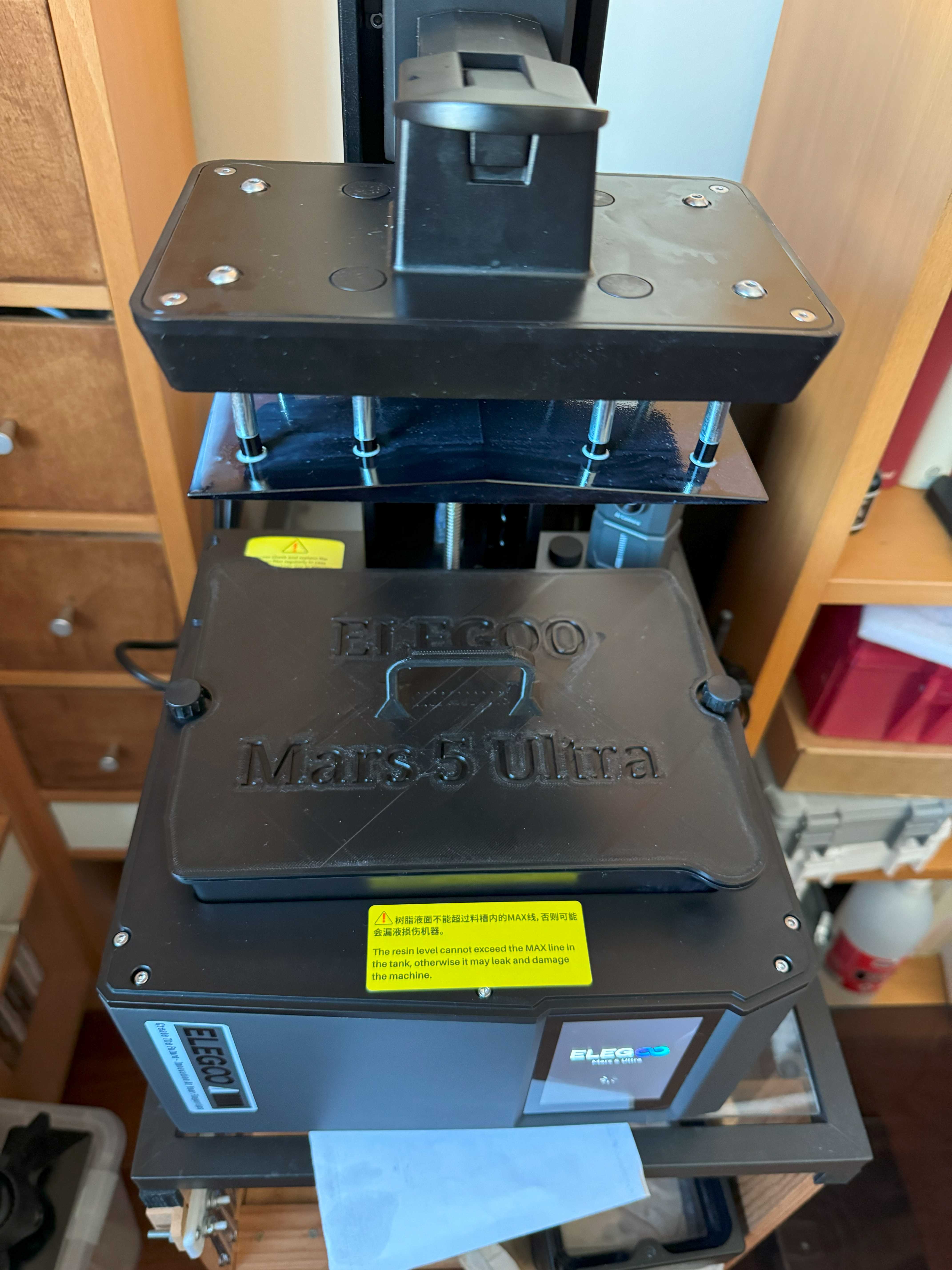 Печатная крышка на ванну Elegoo Mars 5 Ultra
