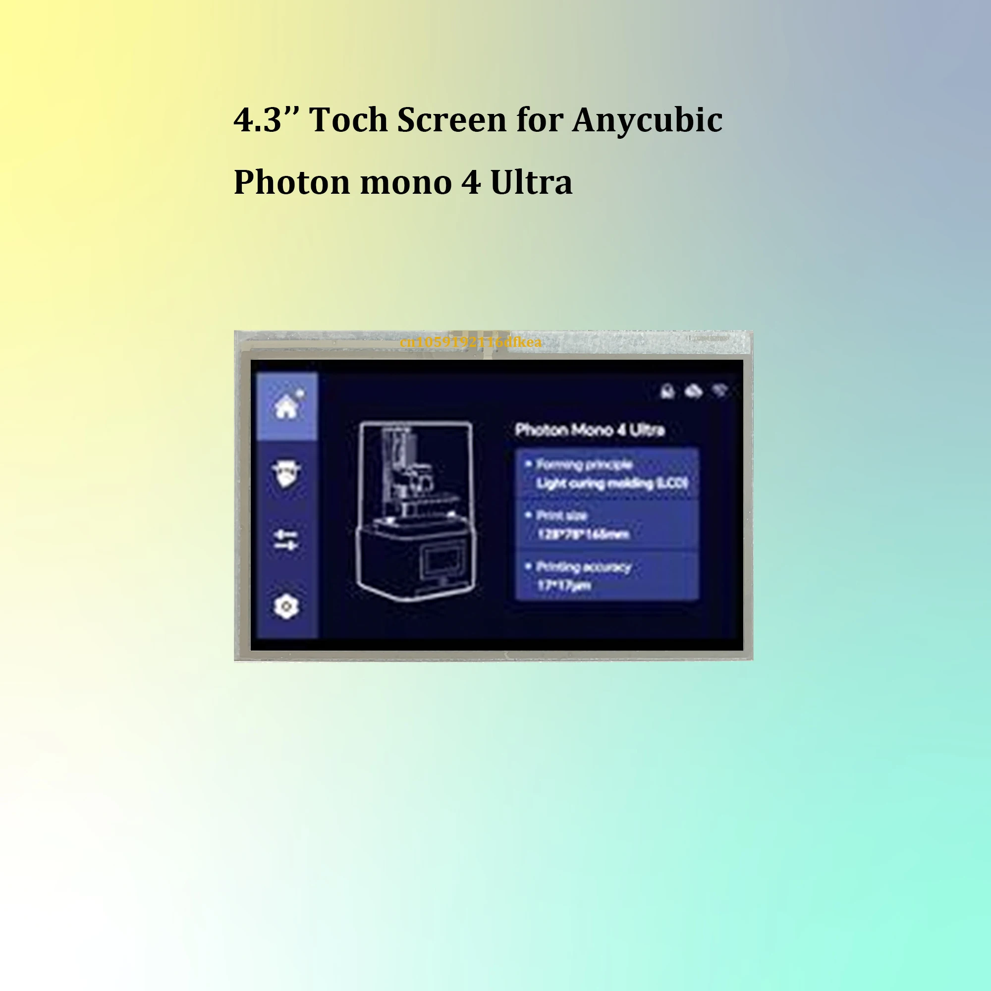 Сенсорный экран управления 4.3" для Anycubic Photon Mono 4 Ultra / M7 Max 2