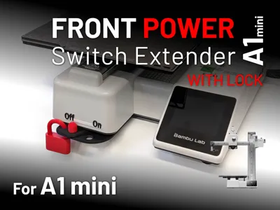 Front Power Switch Extender — удобный фронтальный выключатель A1 Mini