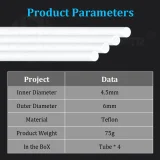PTFE трубка для Snapmaker U1 (4.5мм ID, 650мм) 7