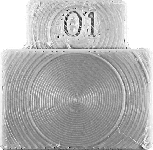 OrcaSlicer — тест-блоки калибровки потока: 9 блоков с разными значениями Flow Rate