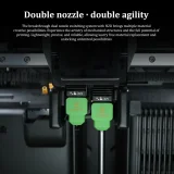 Силиконовый носок на хотенд Bambu Lab H2D/H2S/H2C (зелёный) 4