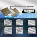 PEI-стол сотовый/квадратный 350×320 мм для Bambu Lab H2D (двусторонний) 3