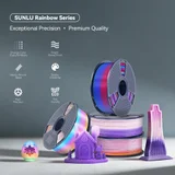 SUNLU Rainbow Filament (PLA) 4