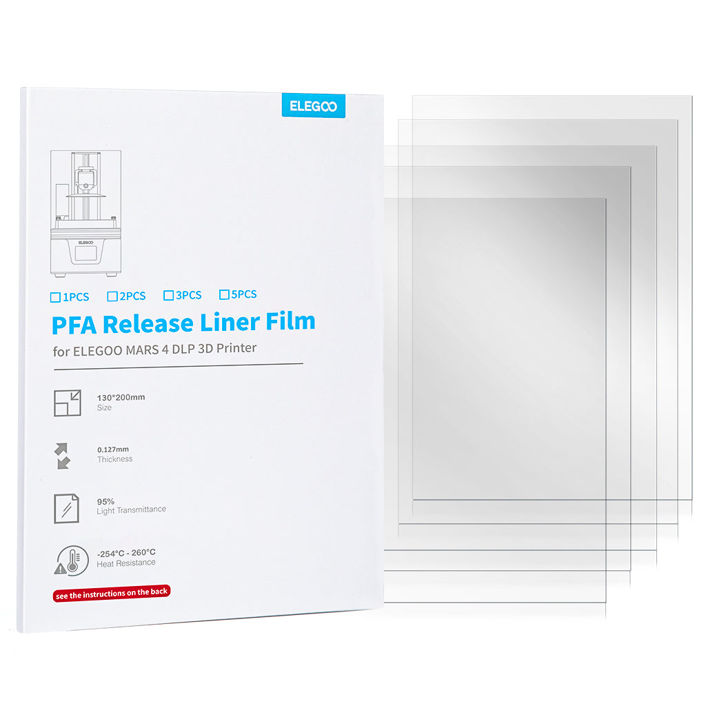ELEGOO PFA Release Film for Mars 4 DLP (5 Pcs)