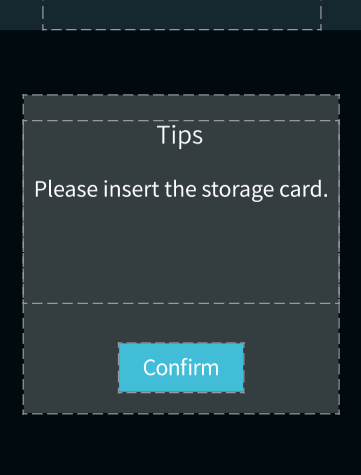 Экран ошибки: Please insert the storage card