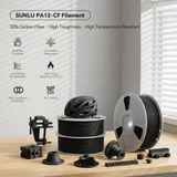 SUNLU Nylon PA12-CF (нейлон с углеволокном) 2