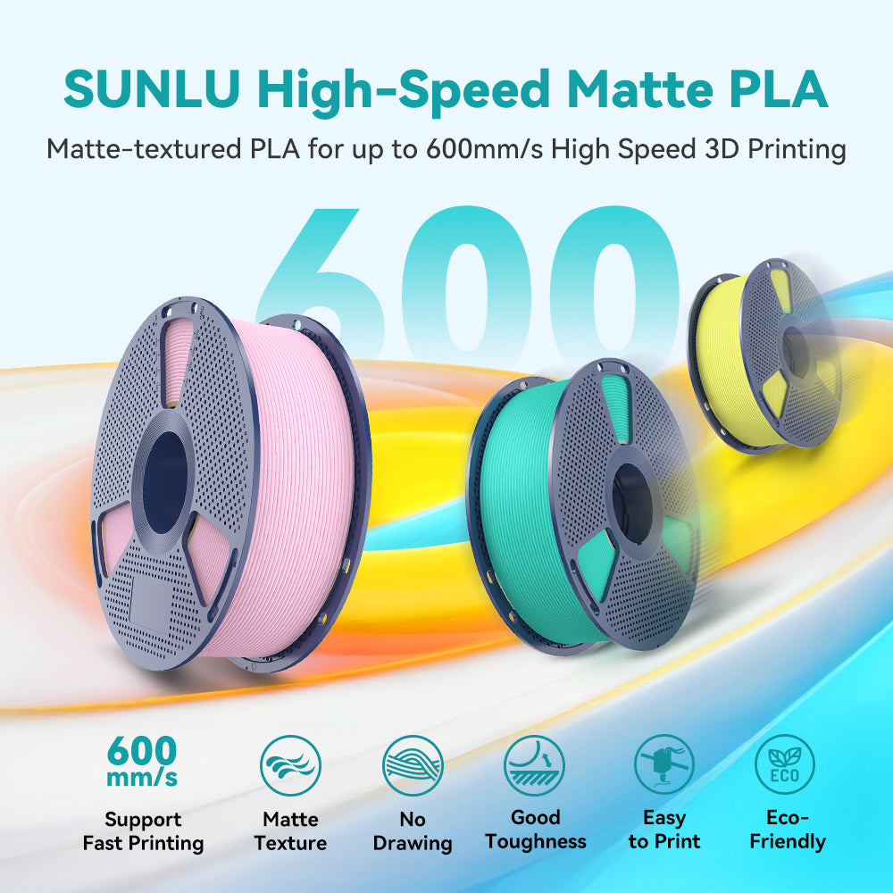 SUNLU High Speed Matte PLA — матовый филамент для скоростной печати 4