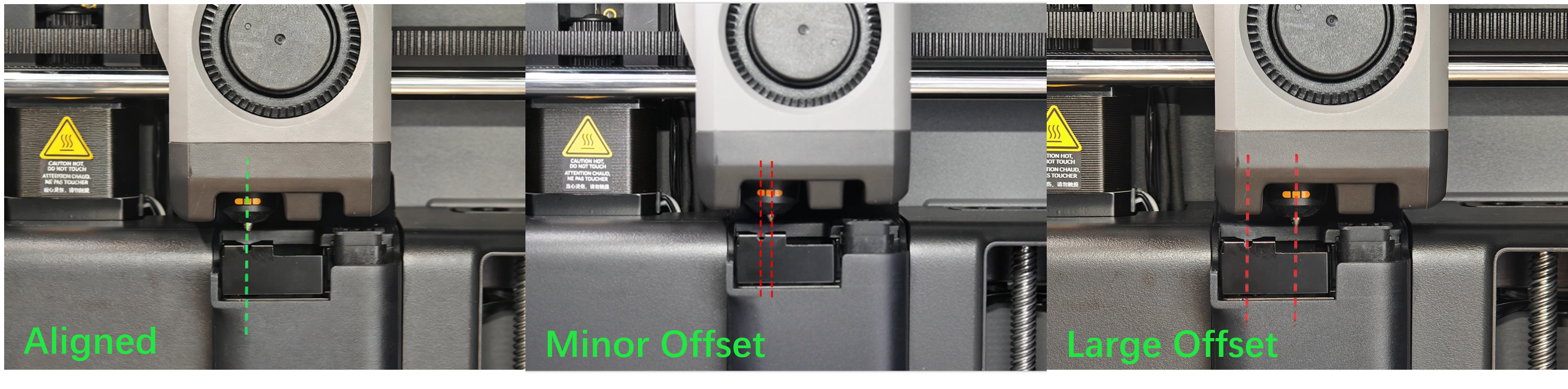 Схема: aligned, minor offset, large offset