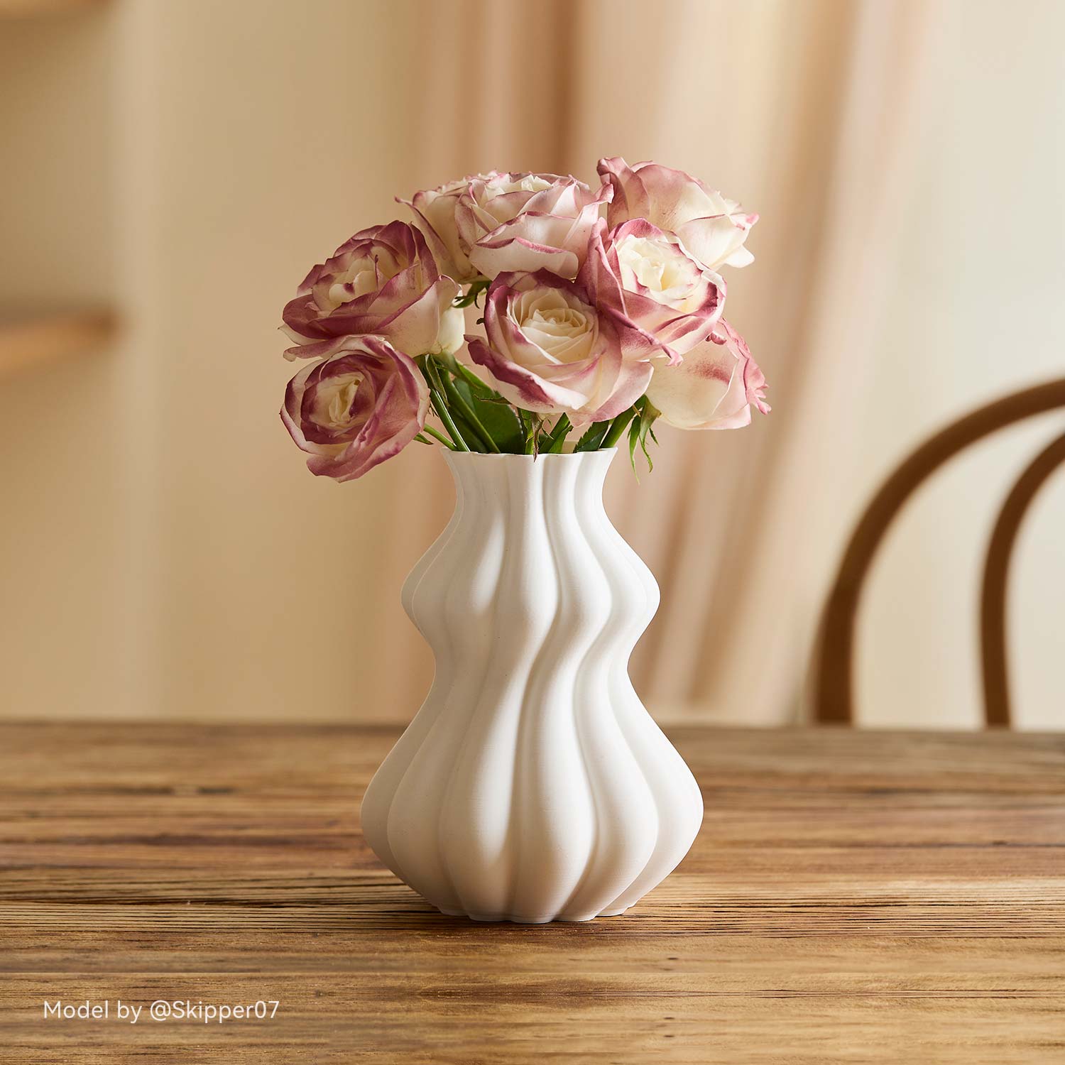 Vase printed in Anycubic PLA Matte