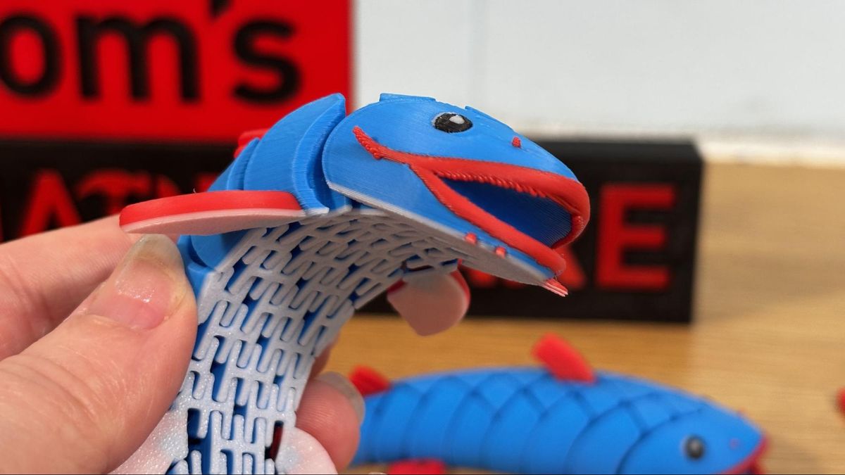 Multi-color Benchy on K2 Pro — generates large purge waste as a side effect