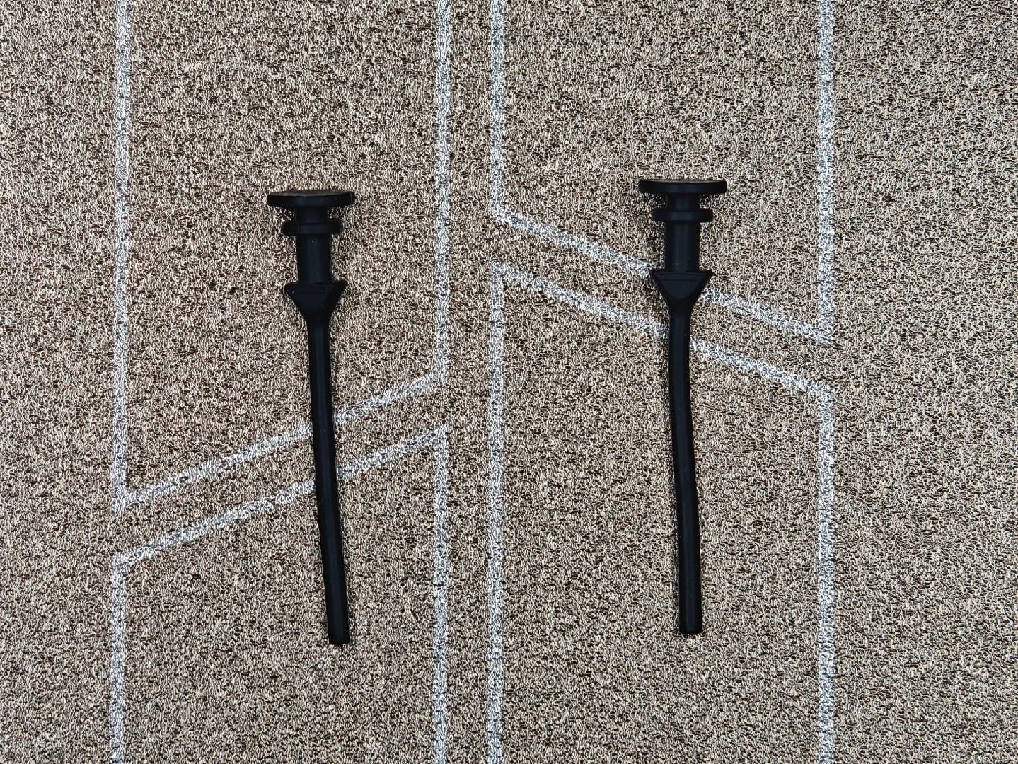 H2 — резиновые фиксаторы aux cooling fan