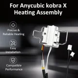 Хотенд из закалённой стали с быстросъёмным соплом для Anycubic Kobra X 2