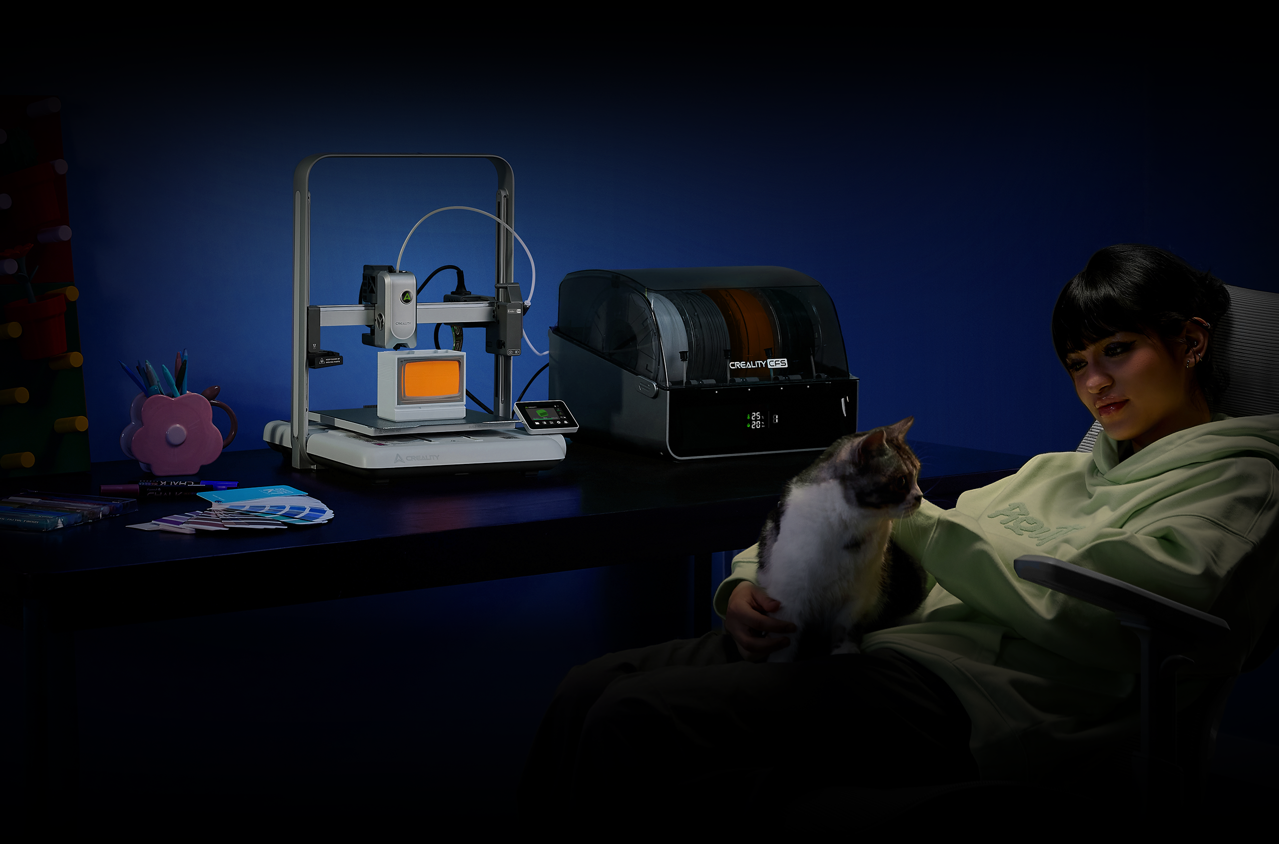 Ender-3 V4 печатает в спокойной обстановке — power loss recovery должен спасать именно такие 8-часовые задания