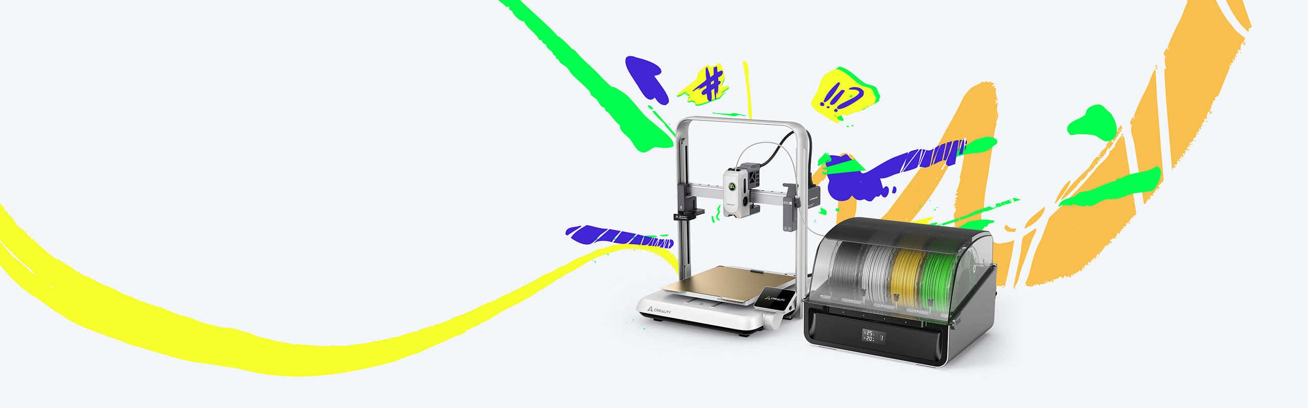 Creality Ender-3 V4 Combo с системой многоцветной печати CFS-C