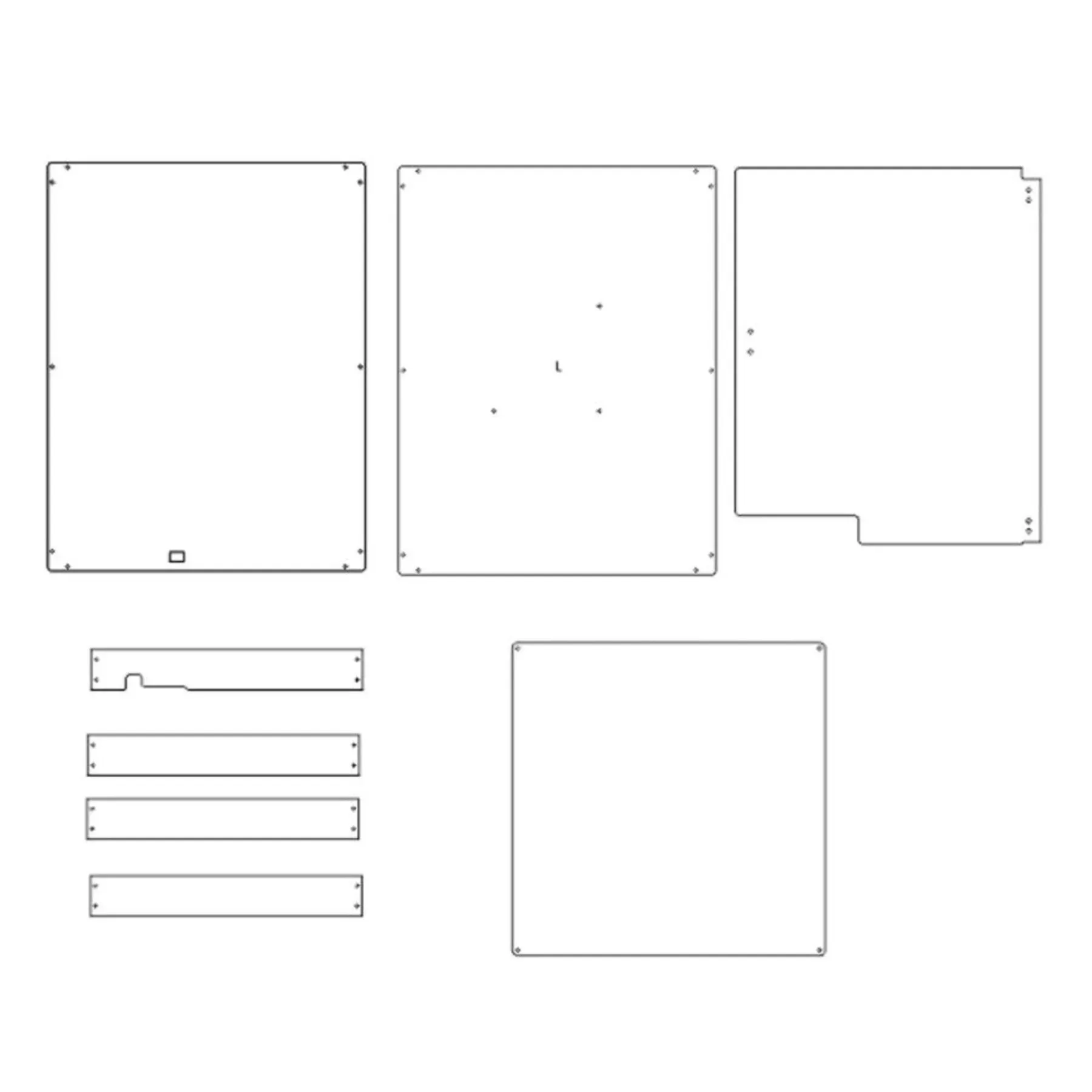 Камера Creality K1 SE / K1C — прозрачные PC-панели 3 мм 4