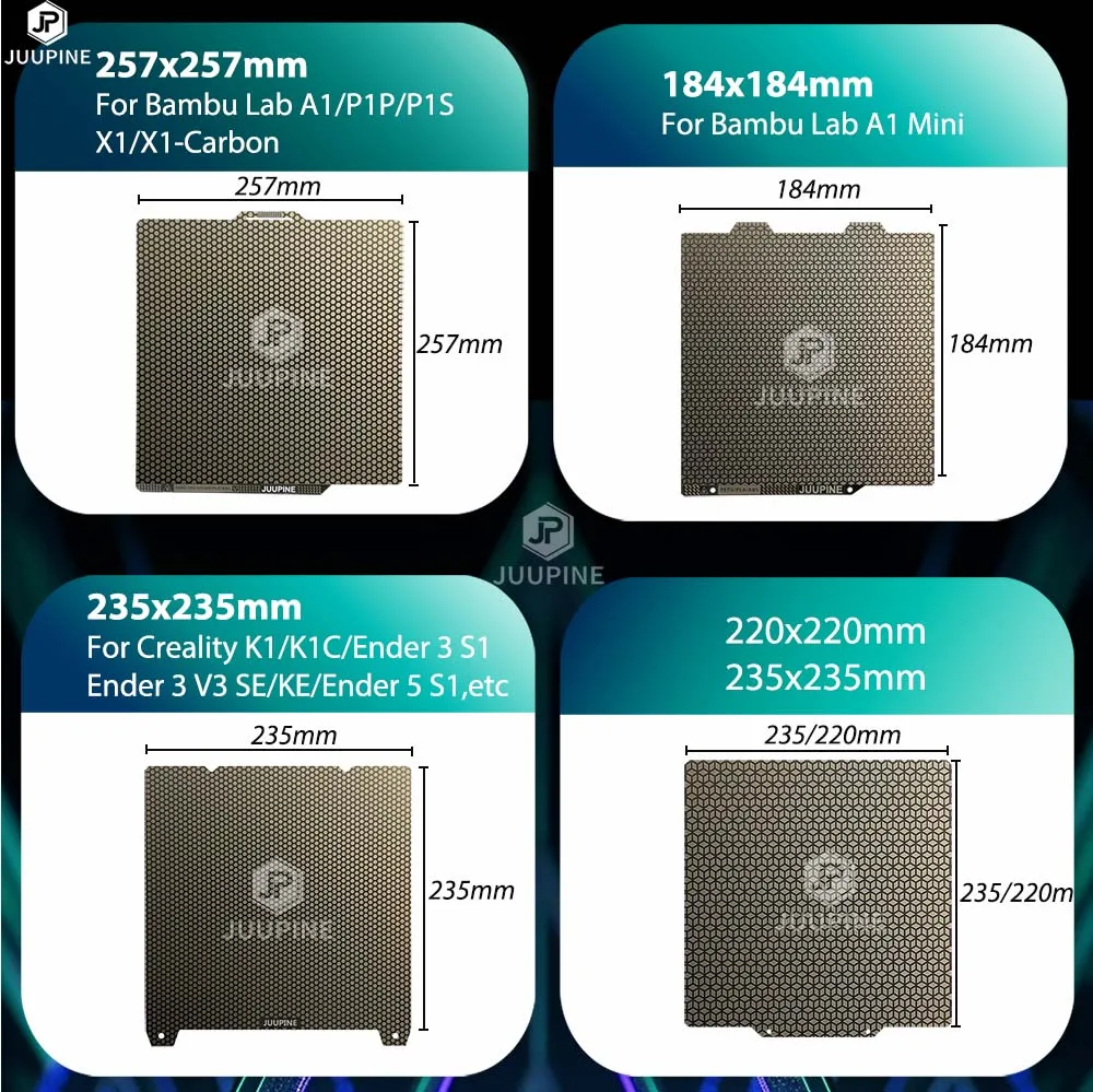 Сотовый PEI стол 257×257 мм для Bambu Lab 5