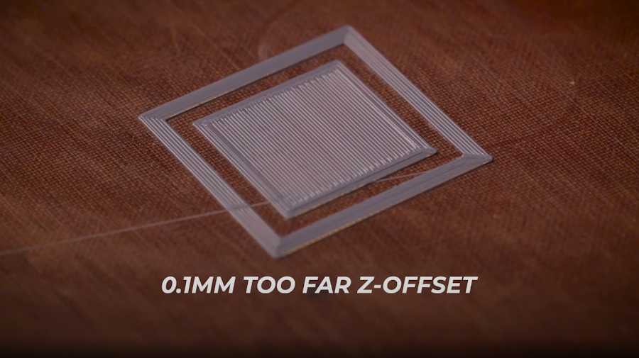 MatterHackers: 0.05mm too far — gaps starting to appear between lines