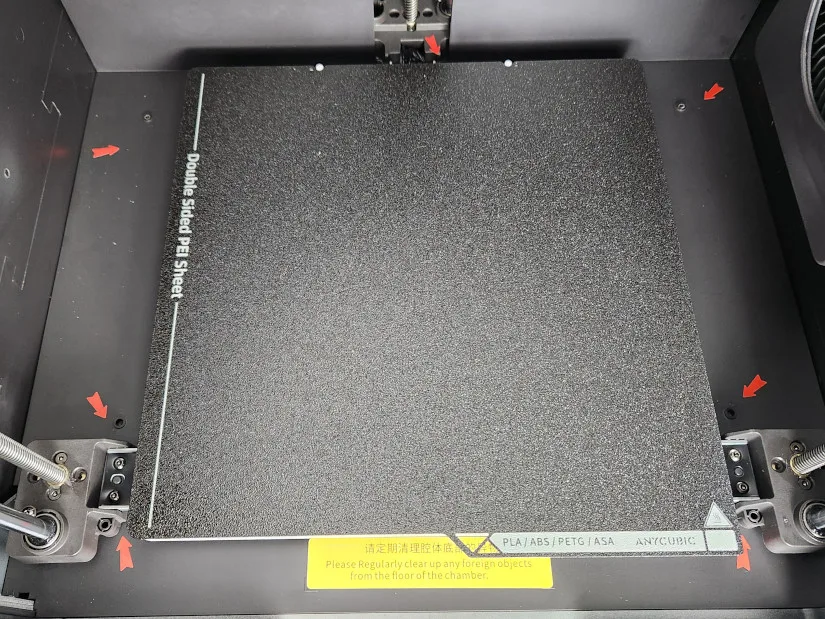 Двусторонний PEI-стол на пружинной стали Anycubic Kobra S1