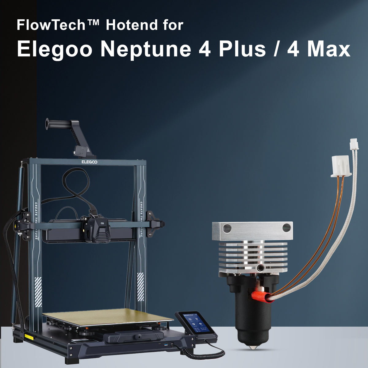 Micro Swiss FlowTech для Elegoo Neptune 4 Plus и 4 Max