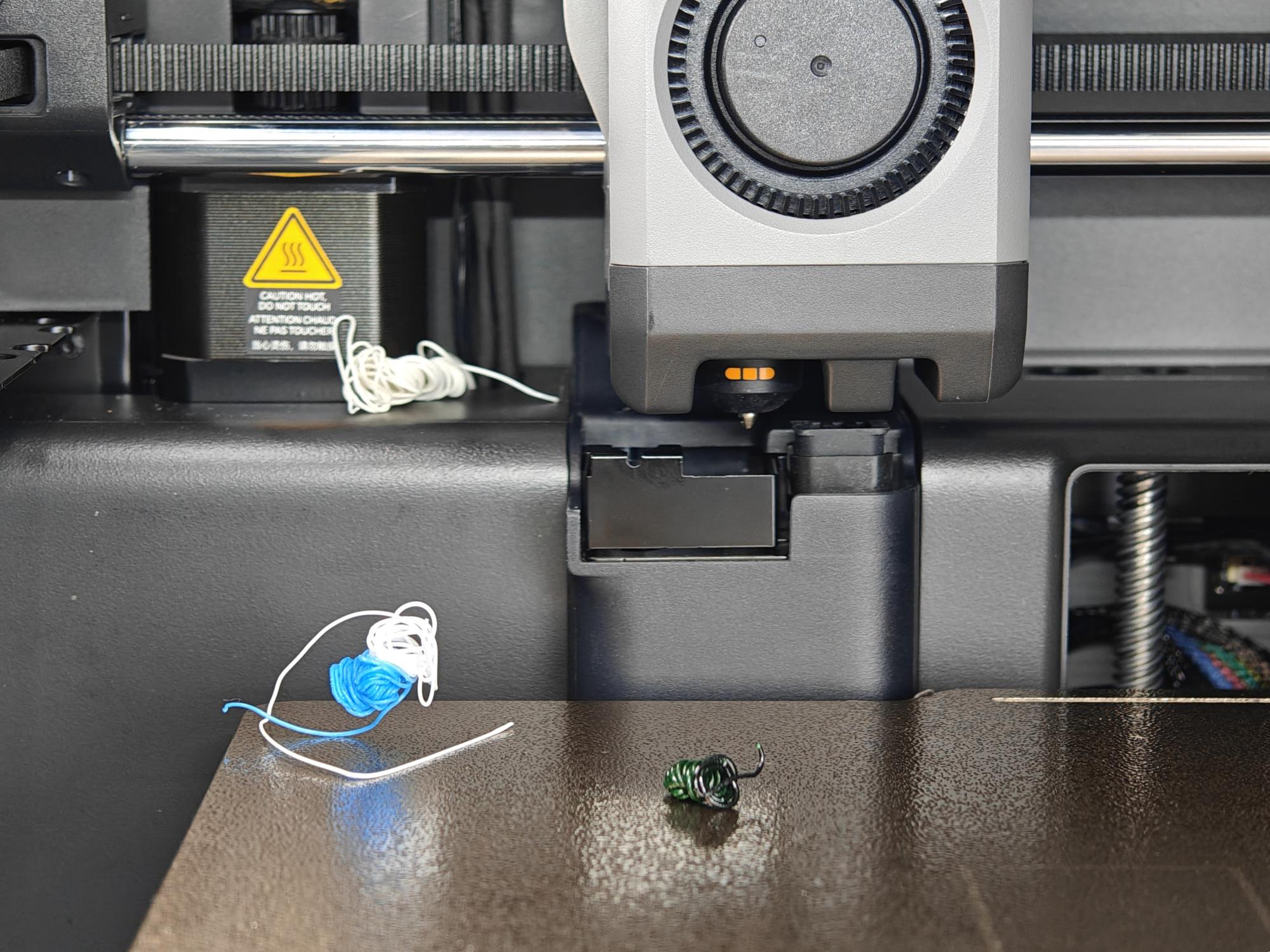 Purge offset — филамент мимо wiper