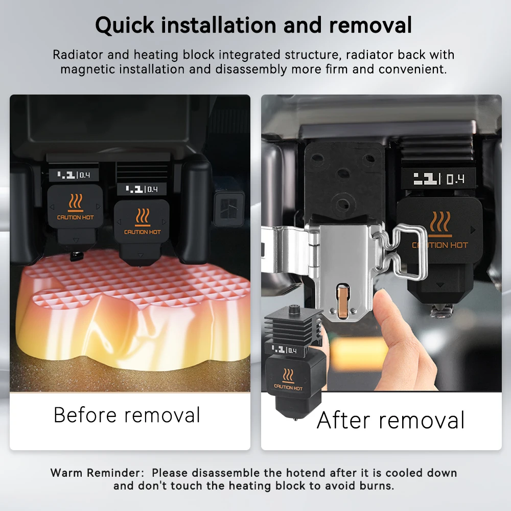 Набор хотенда с соплами из закалённой стали Bambu Lab H2D / H2S (0.2–0.8 мм) 3