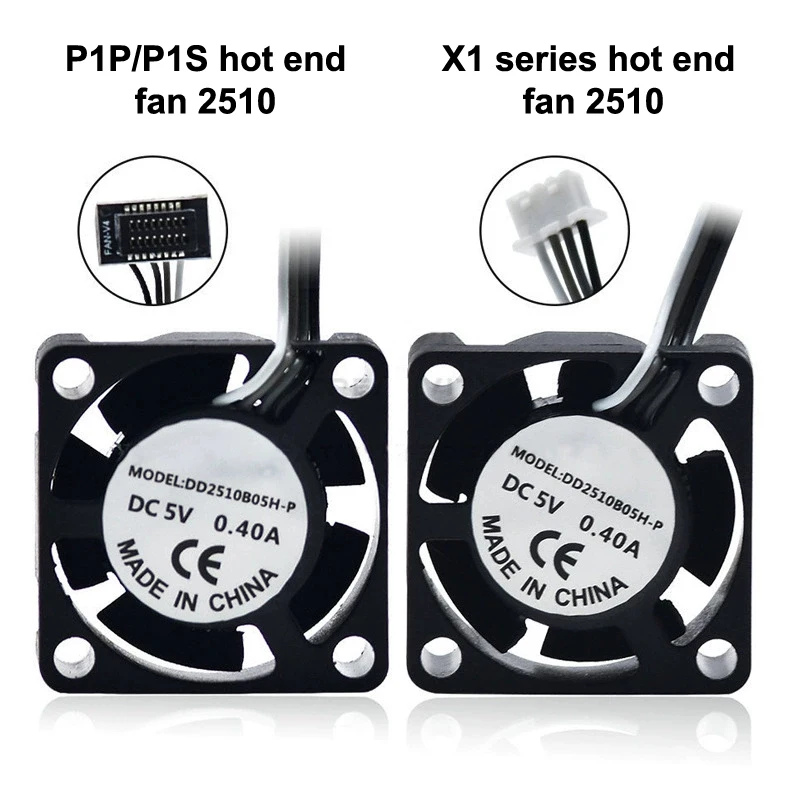 Вентилятор охлаждения 2510 Bambu Lab для P1S/X1C с кабелем 3
