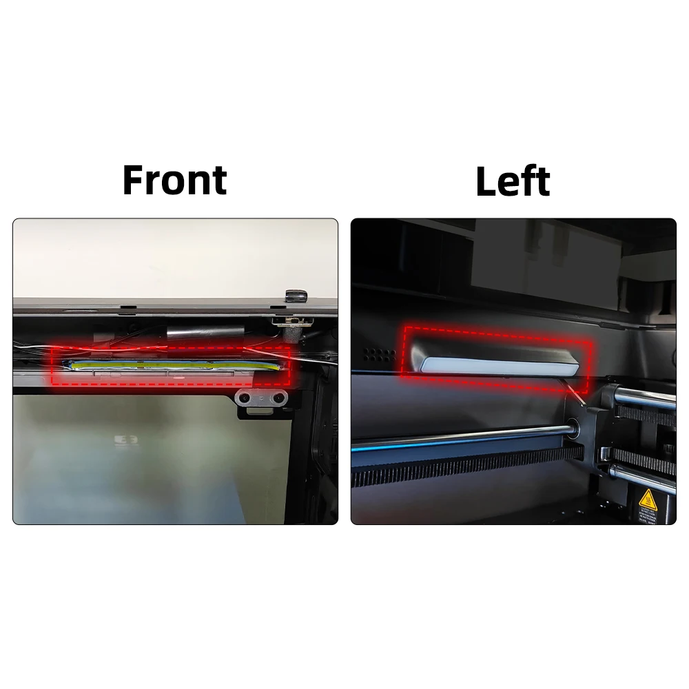 Bambu Lab P2S LED Strip Clear Lighting for 3D Printer 4