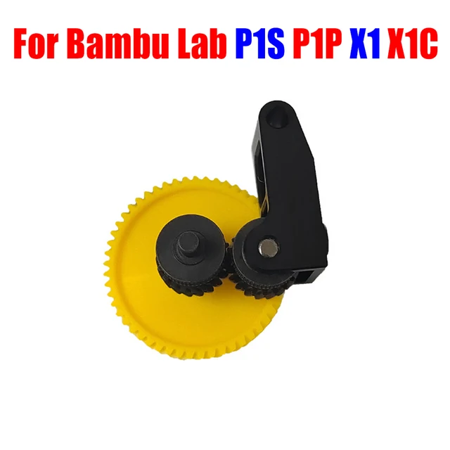 Hardened Extruder Gear for Bambu Lab P1S