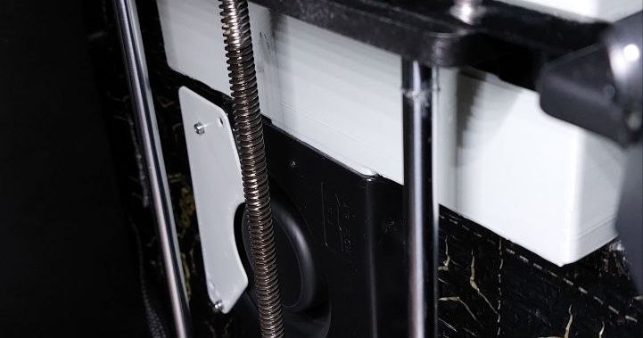 Enlarged carbon filter box on the rear panel of a QIDI Q1 Pro