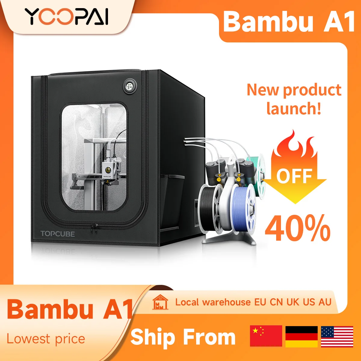 Камера (корпус) YOOPAI для Bambu Lab A1 / A1 Mini 2