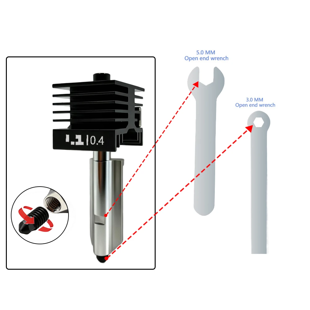 Улучшенный Standard Flow хотенд для Bambu Lab P2S/H2D/H2C/H2S 4
