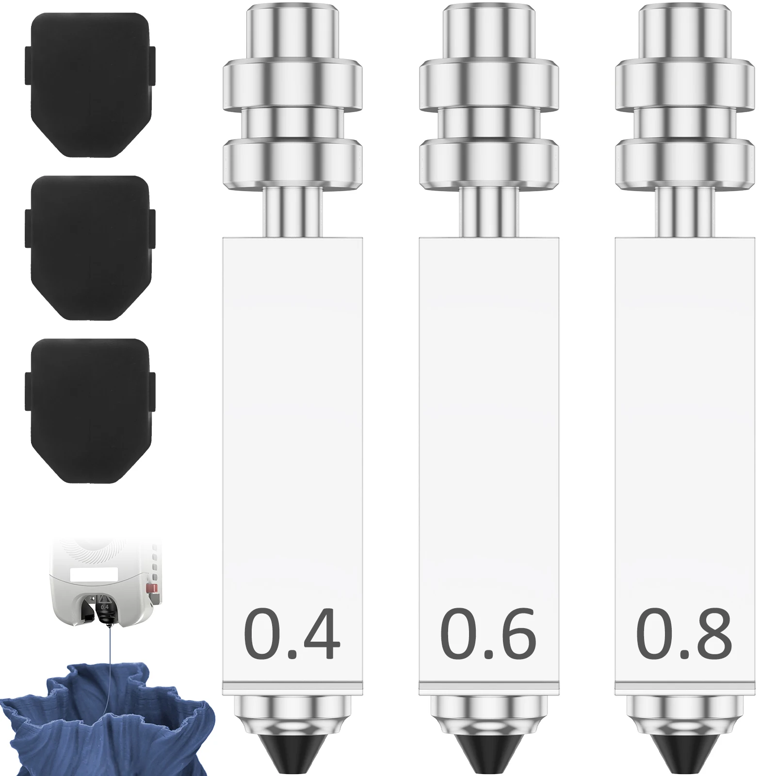 Быстросъёмное сопло 0.4 / 0.6 / 0.8 мм для Anycubic Kobra X 2