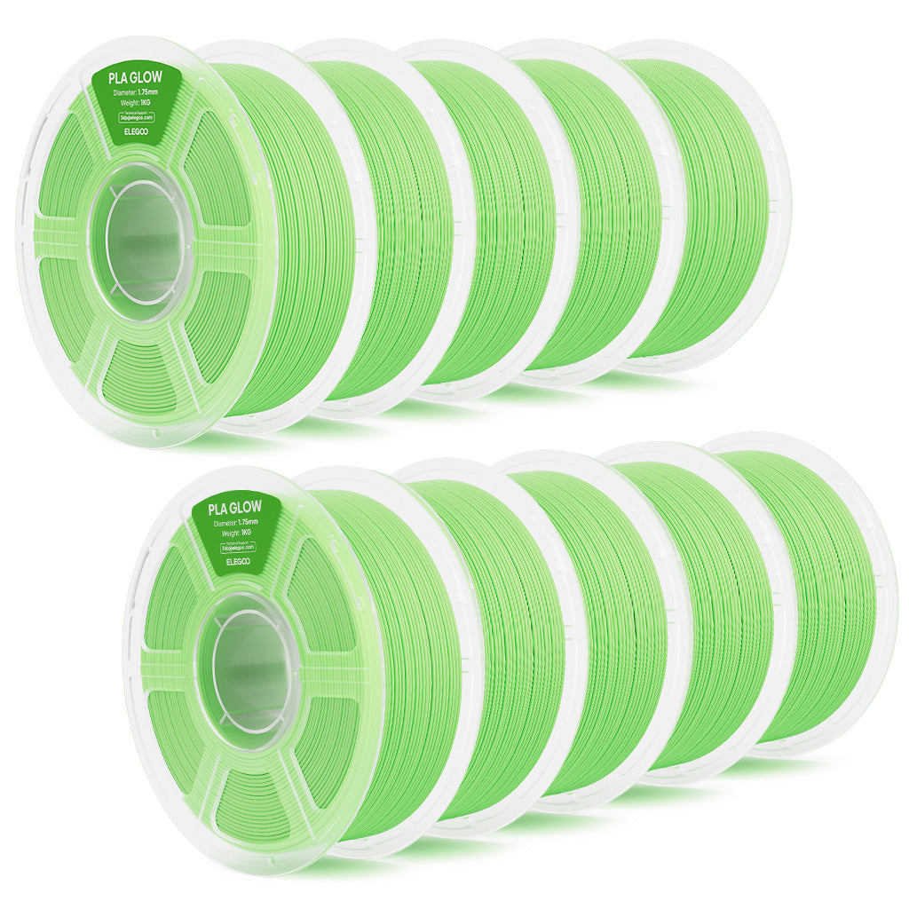 ELEGOO PLA Glow — светящийся в темноте филамент PLA 2