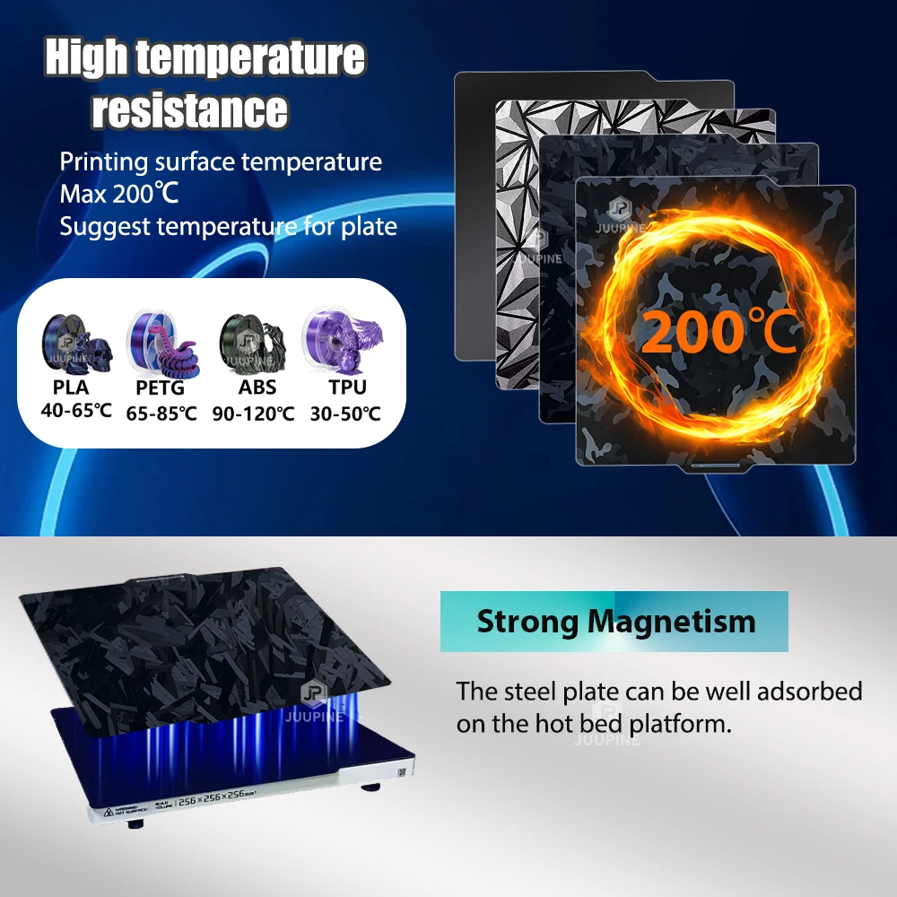 Стол PEI гладкий для Bambu Lab P1S/X1C/A1 6
