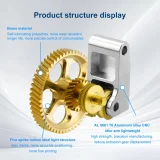 Полностью металлический экструдер DLC Bambu Lab P1S/X1C 3