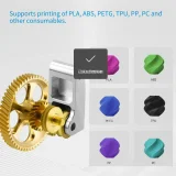 Полностью металлический экструдер DLC Bambu Lab P1S/X1C 2